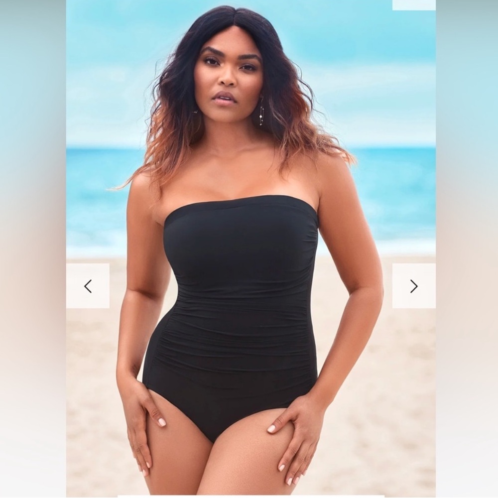 MIRACLESUIT Avanti One Piece Swimsuit sz 14